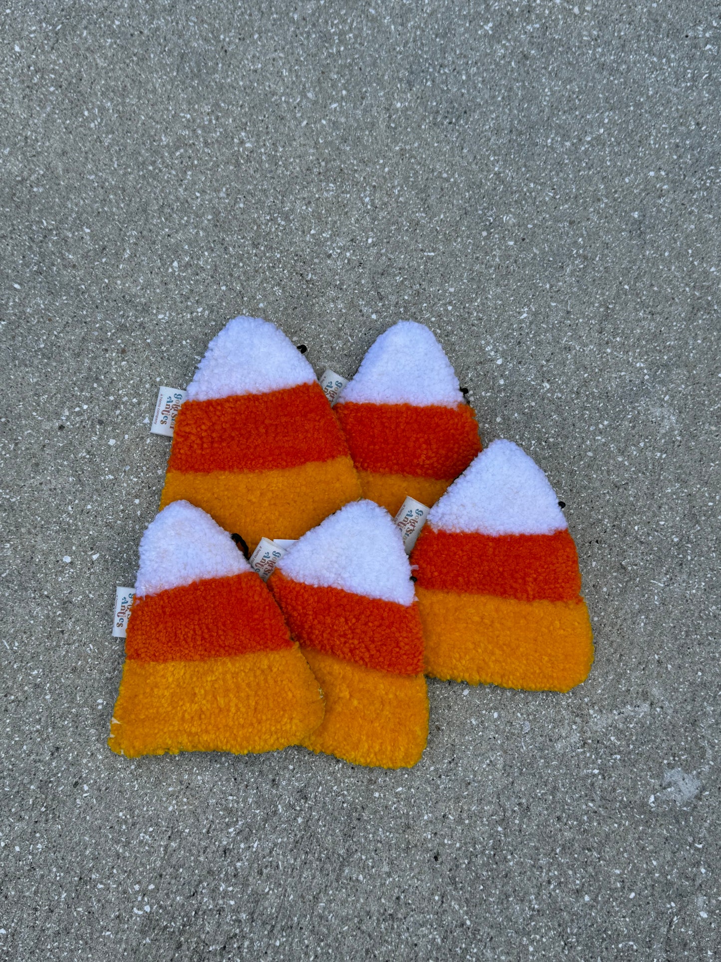 Candy Corn Mug Rugs