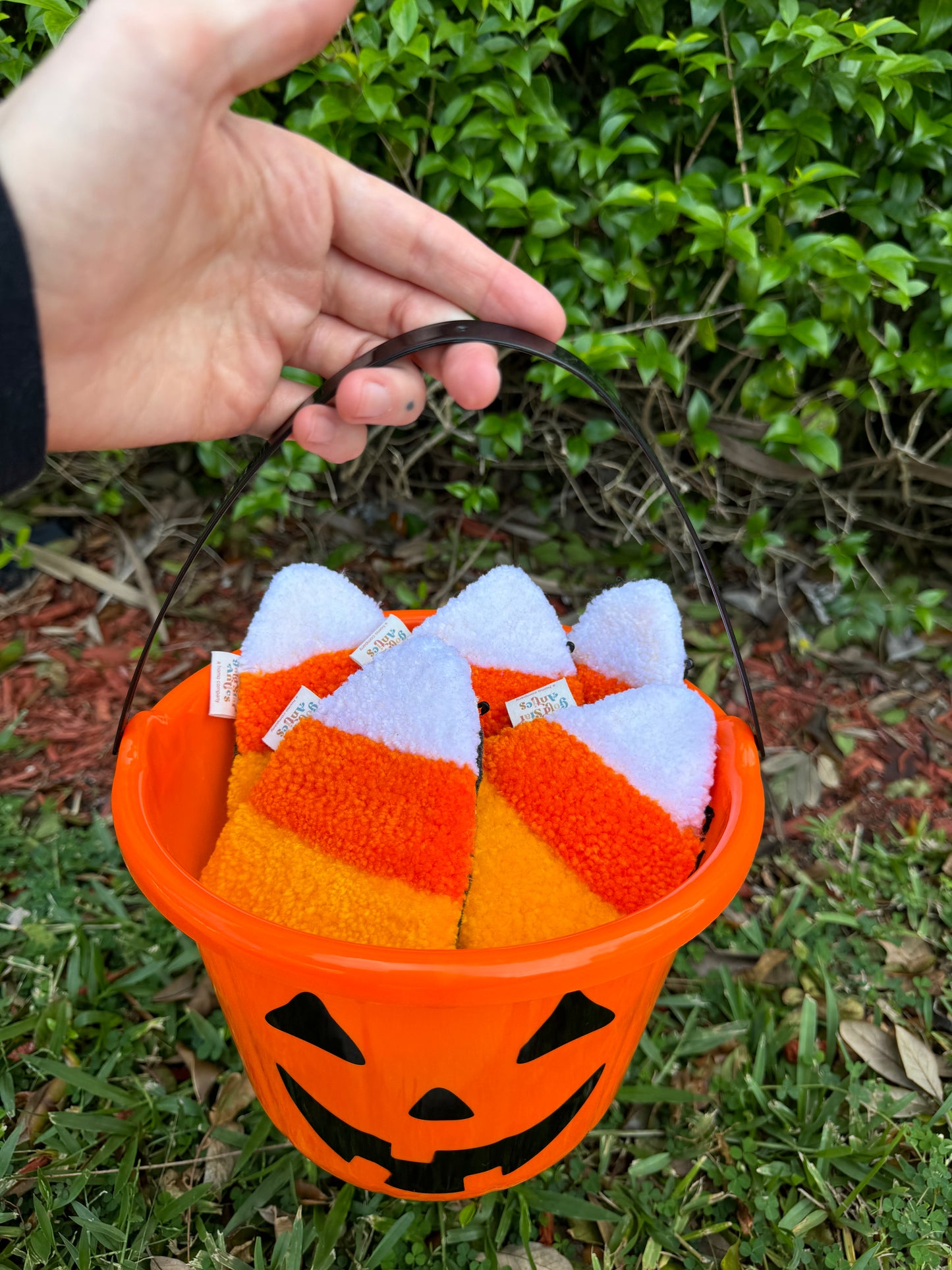 Candy Corn Mug Rugs